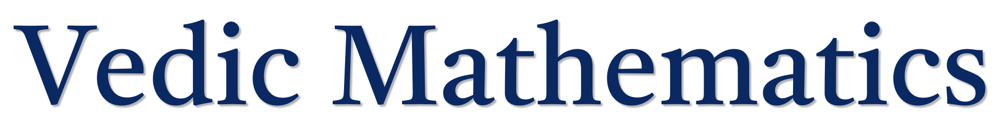 Vedic Mathematics
